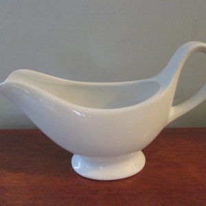 Gravy Boat White Ceramic Simple Dining